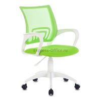 Кресло офисное Бюрократ CH-W695NLT (белый пластик, сетка )