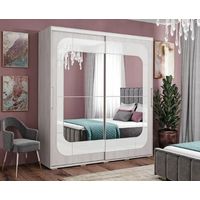 Крафт-7 Шкаф-купе 1,96м /Ясень Белый