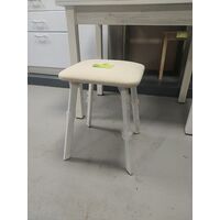 Табурет 'Крафт' каркас белый