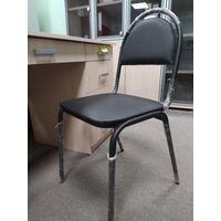 Стул РС01.00.00Л к/з 201 черный /каркас черный