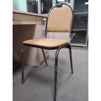 Стул РС01.00.00Л к/з 205 песочный/каркас черный