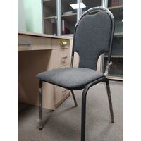 Стул РС02М /102 ткань серая с черным /каркас черный